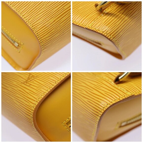LOUIS VUITTON Epi Mabillon Backpack Yellow M52239 LV Auth 83123 - Picture 12 of 14